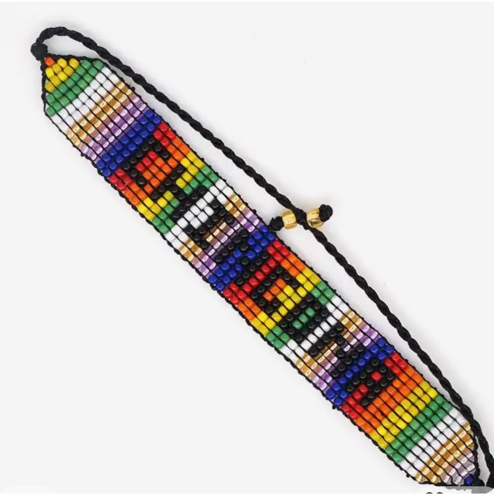 Women bracelet CHINGONA-Power loom beads